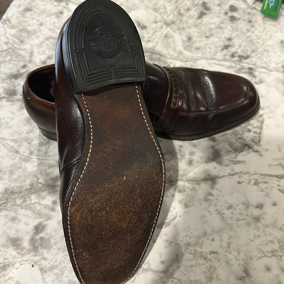 Florsheim Men's Brown Dress Casual Shoes Leather Slip On Loafer 10-10.5 D - Picture 5 of 10